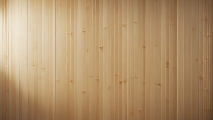 Fototapeta premium Bamboo flat veneer wood backdrop