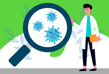 Microorganism Concept Illustration Stylish and Beautiful