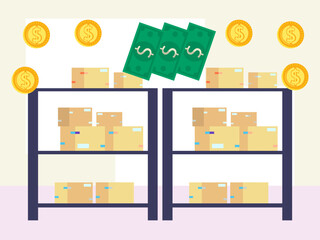 Slotting Fee Concept Illustration Stylish and Beautiful