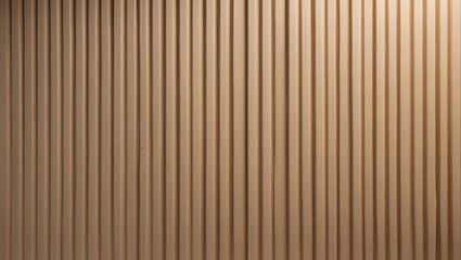 Obraz premium Paper cardboard, corrugated carton sheet backdrop. Kraft cardboard texture featuring vertical stripes and lines. Seamless kraft paperboard for light brown wallpaper. Craft, pattern, nature, templat...