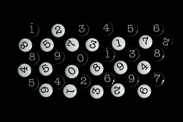 Background of numbers. from zero to nine. Numbers texture. Finance data concept. Mathematic....