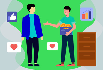 Customer Concept Illustration Stylish and Beautiful