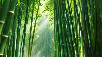 Fototapeta premium Bamboo grove.
