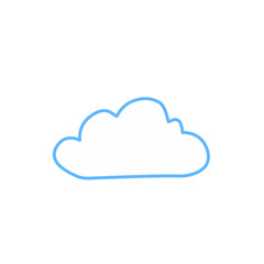 cloud vector element