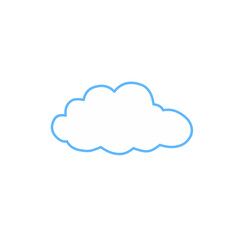 cloud vector element