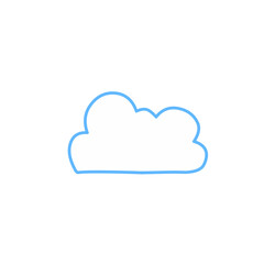 cloud vector element
