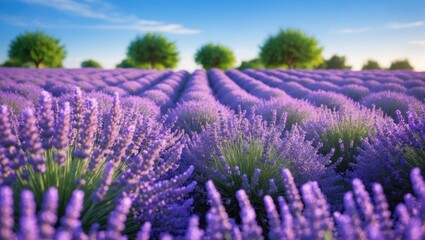 Obraz premium Breathtaking Lavender Fields in Full Bloom
