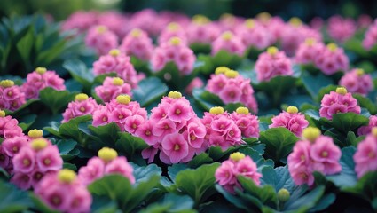 Fototapeta premium Plants of a begonia that blooms continuously