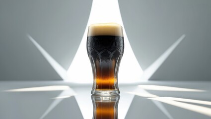 Irish Stout beer displayed against a white background.