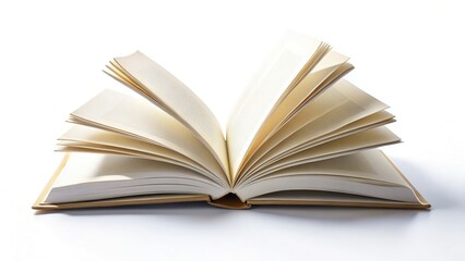 Fototapeta premium Clean Book Mockup: 6-9 Realistic Pages, Studio Shot, Perfect for Book Covers & Designs