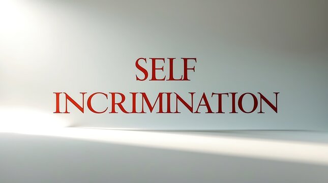 Exploring self-incrimination: legal perspectives and implications