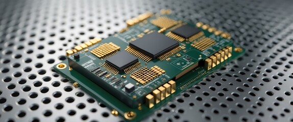 Compact 24 GHz Doppler radar module featuring an integrated antenna array for robotics and wireless sensing.