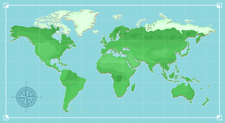Description: High-quality world map vector design assets, fully editable and customizable for print, web, and presentations. Available in multiple formats with detailed outlines and modern styles.