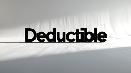 Understanding the concept of deductible in financial contexts and implications