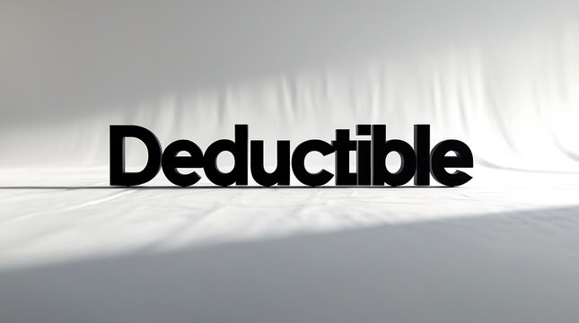 Understanding the concept of deductible in financial contexts and implications