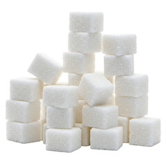 Sugar Cubes: Sweet Image on Transparent  background