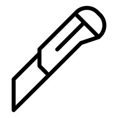 Cutter icon. Vector line icon