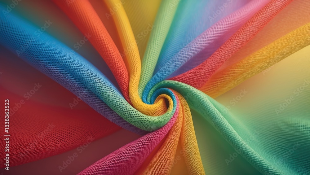 Poster colorful mesh gradient backdrop design