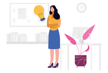 Idea Concept Illustration Stylish and Beautiful