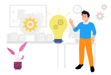 Invention Concept Illustration Stylish and Beautiful