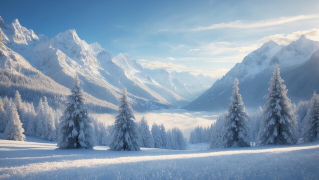 holiday at the base during winter in the valley