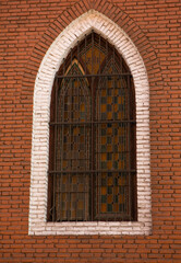 Medieval colonial buildings in Lima, the capital and largest city in Peru