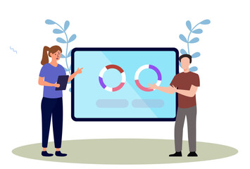 Co Concept Illustration Stylish and Beautiful