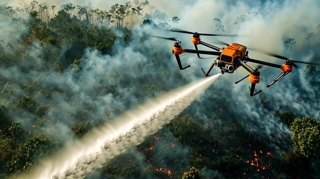 The innovative and advanced drone technology is transforming the way we combat and manage firefighting efforts in natures ongoing and critical battle against the devastating impact of wildfires
