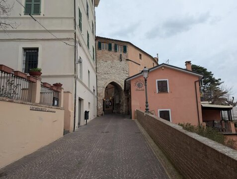 Sirolo borgo di mare nelle Marche in Italia