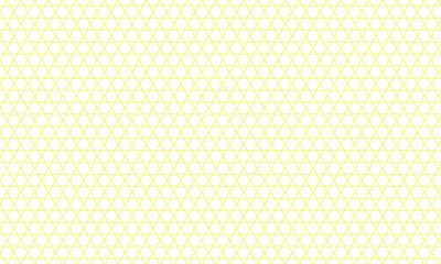 Seamless geometric abstract pattern of yellow hexagons on background