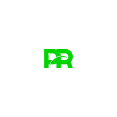Initials Letter PR Logo