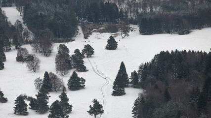 sur les volcans d'Auvergne © Jacky Jeannet