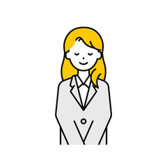 Fototapeta premium 上半身のポーズ_シンプルな会社員の女性18