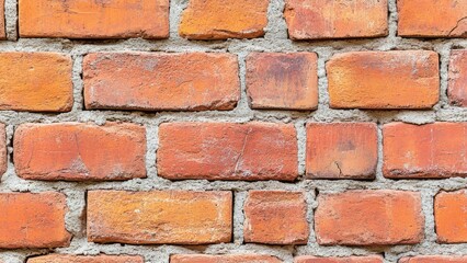 Obraz premium Weathered Red Brick Wall Texture Background