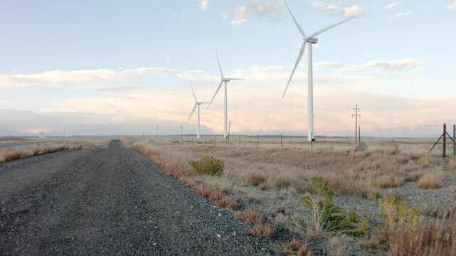 Wind Turbine Fans MoVI M15 Gimbal Shot with Car