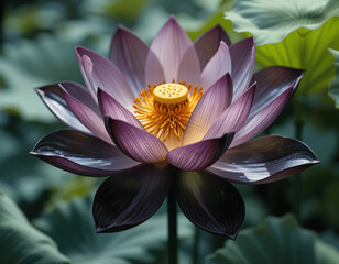 colourful lotus flowers background generating  Ai images