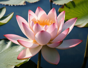 colourful lotus flowers background generating  Ai images