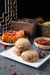 Sesame Brown Sugar Chess Pie