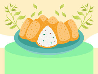 Coxinha Concept Illustration Stylish and Beautiful