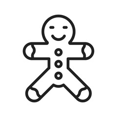 Ginger Man icon vector image. Suitable for mobile apps, web apps and print media.