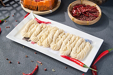 Haidilao hotpot ingredients hand-rolled noodles