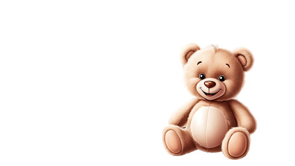 Obraz premium Adorable Plush Teddy Bear - Soft & Cuddly Stuffed Toy