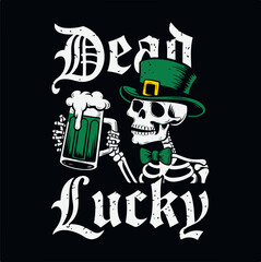 leprechaun, cartoon Print