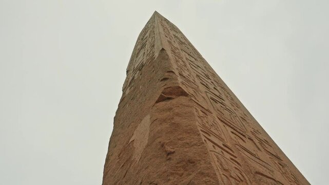 obelisk in templ of karnak
