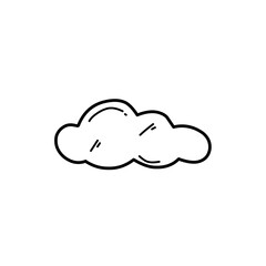 hand drawn cloud icon