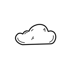 hand drawn cloud icon