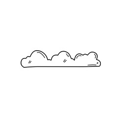 hand drawn cloud icon