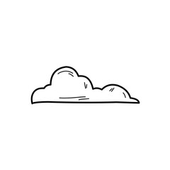 hand drawn cloud icon
