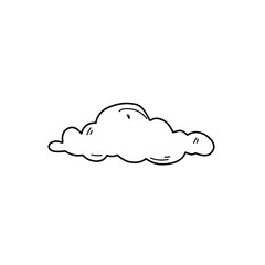 hand drawn cloud icon