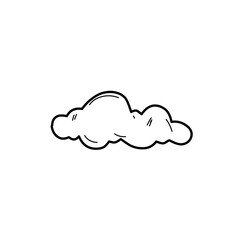 hand drawn cloud icon